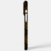 Gouden Moderne Boho Elegante Abstracte Kunstpatroo Case-Mate iPhone Case (Achterkant / Links)