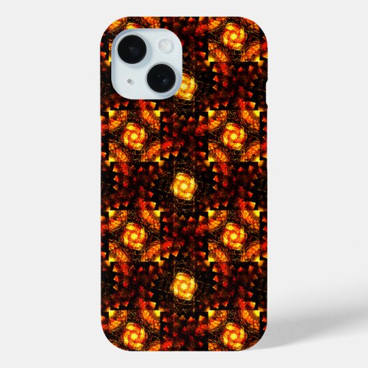 Gouden moderne boho elegante abstracte kunstpatroo Case-Mate iPhone case (Achterkant)