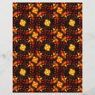 Gouden moderne boho elegante abstracte kunstpatroo flyer