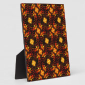 Gouden moderne boho elegante abstracte kunstpatroo fotoplaat (Zijkant)