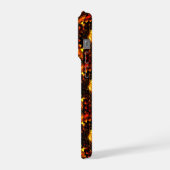 Gouden moderne boho elegante abstracte kunstpatroo iPhone hoesje (Linkerkant)