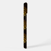 Gouden moderne boho elegante abstracte kunstpatroo iPhone hoesje (Rechterkant)