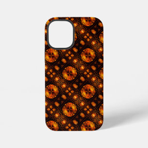 Gouden moderne boho elegante abstracte kunstpatroo iPhone 12 mini hoesje