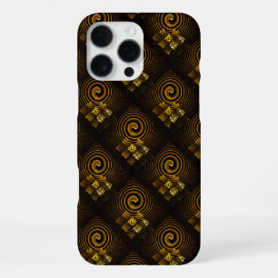 Gouden Moderne Boho Elegante Abstracte Kunstpatroo iPhone 16 Pro Max Hoesje