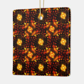 Gouden moderne boho elegante abstracte kunstpatroo keramisch ornament (Links)