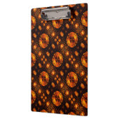Gouden Moderne Boho Elegante Abstracte Kunstpatroo Klembord (Links)