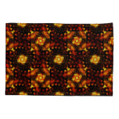 Gouden Moderne Boho Elegante Abstracte Kunstpatroo Kussensloop (Achterkant)
