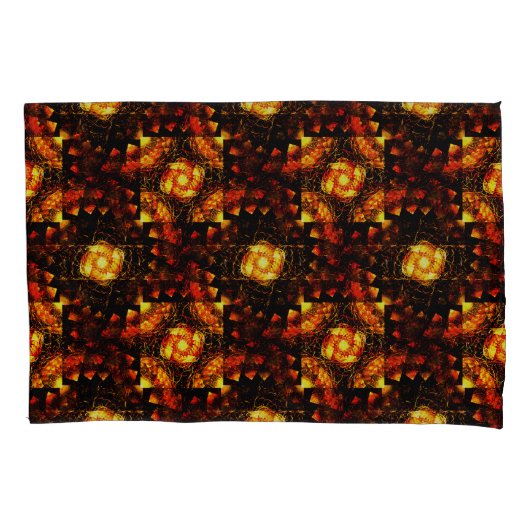 Gouden Moderne Boho Elegante Abstracte Kunstpatroo Kussensloop (Voorkant)