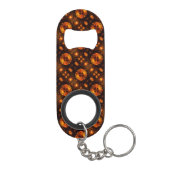 Gouden moderne boho elegante abstracte kunstpatroo mini flessenopener (Achterkant)