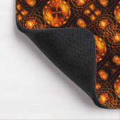Gouden moderne boho elegante abstracte kunstpatroo muismat (Hoek)