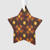 Gouden Moderne Boho Elegante Abstracte Kunstpatroo Ornament (voorkant)