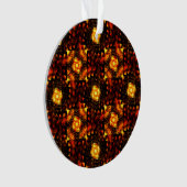 Gouden Moderne Boho Elegante Abstracte Kunstpatroo Ornament (voorkant)