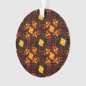 Gouden Moderne Boho Elegante Abstracte Kunstpatroo Ornament (voorkant)