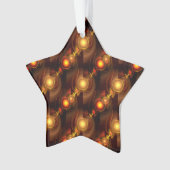 Gouden Moderne Boho Elegante Abstracte Kunstpatroo Ornament (voorkant)