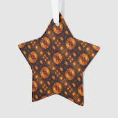 Gouden moderne boho elegante abstracte kunstpatroo ornament (voorkant)