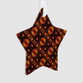 Gouden moderne boho elegante abstracte kunstpatroo ornament (voorkant)