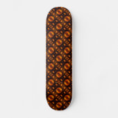 Gouden moderne boho elegante abstracte kunstpatroo persoonlijk skateboard (Voorkant)