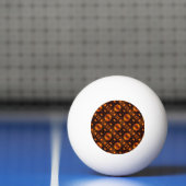 Gouden moderne boho elegante abstracte kunstpatroo pingpongbal (Net)