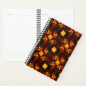 Gouden Moderne Boho Elegante Abstracte Kunstpatroo Planner (Display)