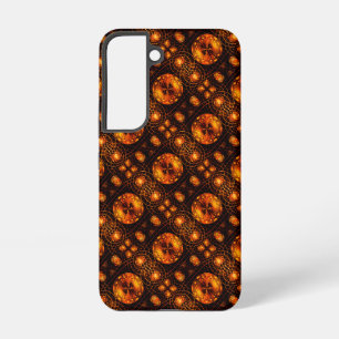 Gouden Moderne Boho Elegante Abstracte Kunstpatroo Samsung Galaxy Hoesje