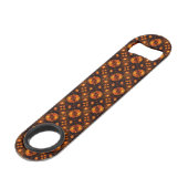 Gouden Moderne Boho Elegante Abstracte Kunstpatroo Speed Flessenopener (Voorkant Gekanteld)