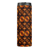 Gouden moderne boho elegante abstracte kunstpatroo thermosbeker (Achterkant)
