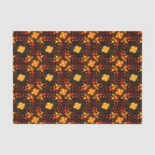 Gouden moderne boho elegante abstracte kunstpatroo tissuepapier
