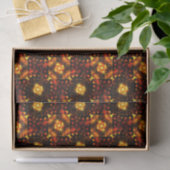 Gouden moderne boho elegante abstracte kunstpatroo tissuepapier (Geschenk)