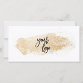 gouden moderne cadeaukaart certificaat logo toevoe (Achterkant)