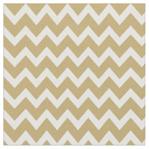 Gouden moderne Chevron Stof