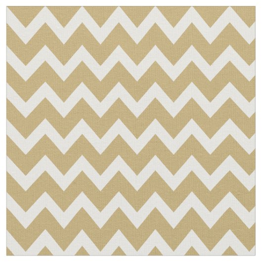 Gouden moderne Chevron Stof (Close Up)