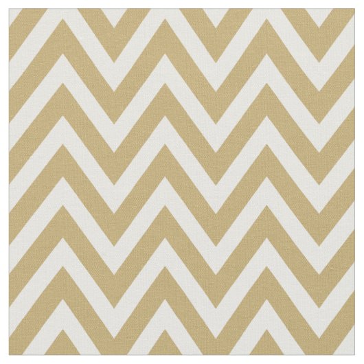 Gouden moderne Chevron strepen Stof (Close Up)