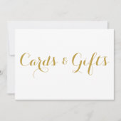 Gouden moderne kalligrafie Kaarten & Geschenken Tr (Voorkant)