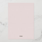 Gouden moderne kerst | Elegante Joy Arch foto Folie Feestdagenkaart (Achterkant)