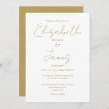 Gouden moderne minimalistische elegante script bru