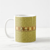 Gouden mokka koffiemok (Links)