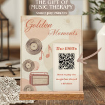 Gouden Momenten 60s Muziektherapie QR Cadeau