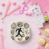 "Gouden momenten" Papieren Kommen (Feest)