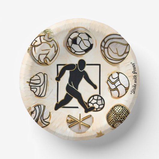 "Gouden momenten" Papieren Kommen (Voorkant)