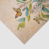 Gouden Monarch Milkweed & Meadow Tissue Paper Tissuepapier (Detail)