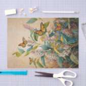 Gouden Monarch Milkweed & Meadow Tissue Paper Tissuepapier (Craft)