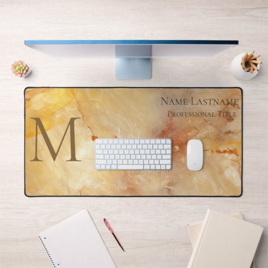 Gouden Monogram Bureaumat (Kantoor 1)