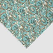 Gouden Monogram H-Weefseldocument Tissuepapier (Detail)