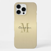 Gouden Monogram Initiaal en Naam Gepersonaliseerd