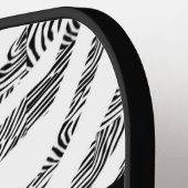 Gouden Monogram Initiaal en Naam Gepersonaliseerde Pickleball Paddle (Links Detail)