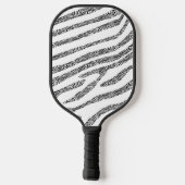 Gouden Monogram Initiaal en Naam Gepersonaliseerde Pickleball Paddle (Achterkant)