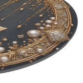 Gouden Monogram Initiaal Letter L Snijplank (Hoek)