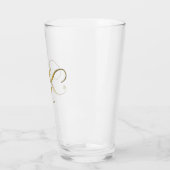 Gouden Monogram K Glas (Links)