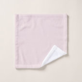 Gouden Monogram Minimalistisch Modern Blush Roze Bad Handdoek (Wasdoekje)