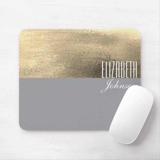 Gouden Monogram Muismat (Met muis)